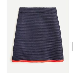 J.Crew A-line skirt in matelassé size 6